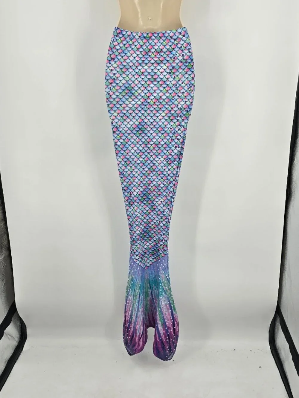 Sun Tails Aurora Borealis mermaid tail stretch swim bottom teens 7-11 NWOT